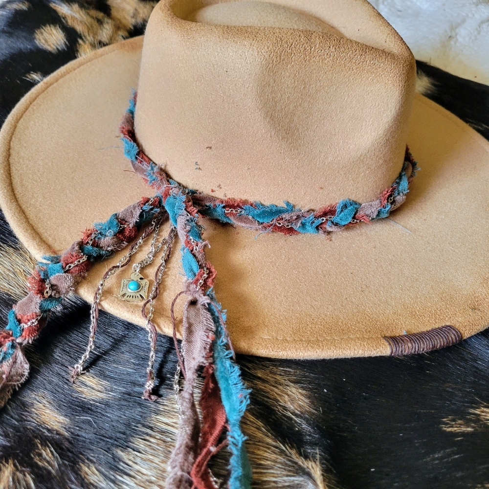 Custom Thunderbird Wide Brim Felt Rancher Hat